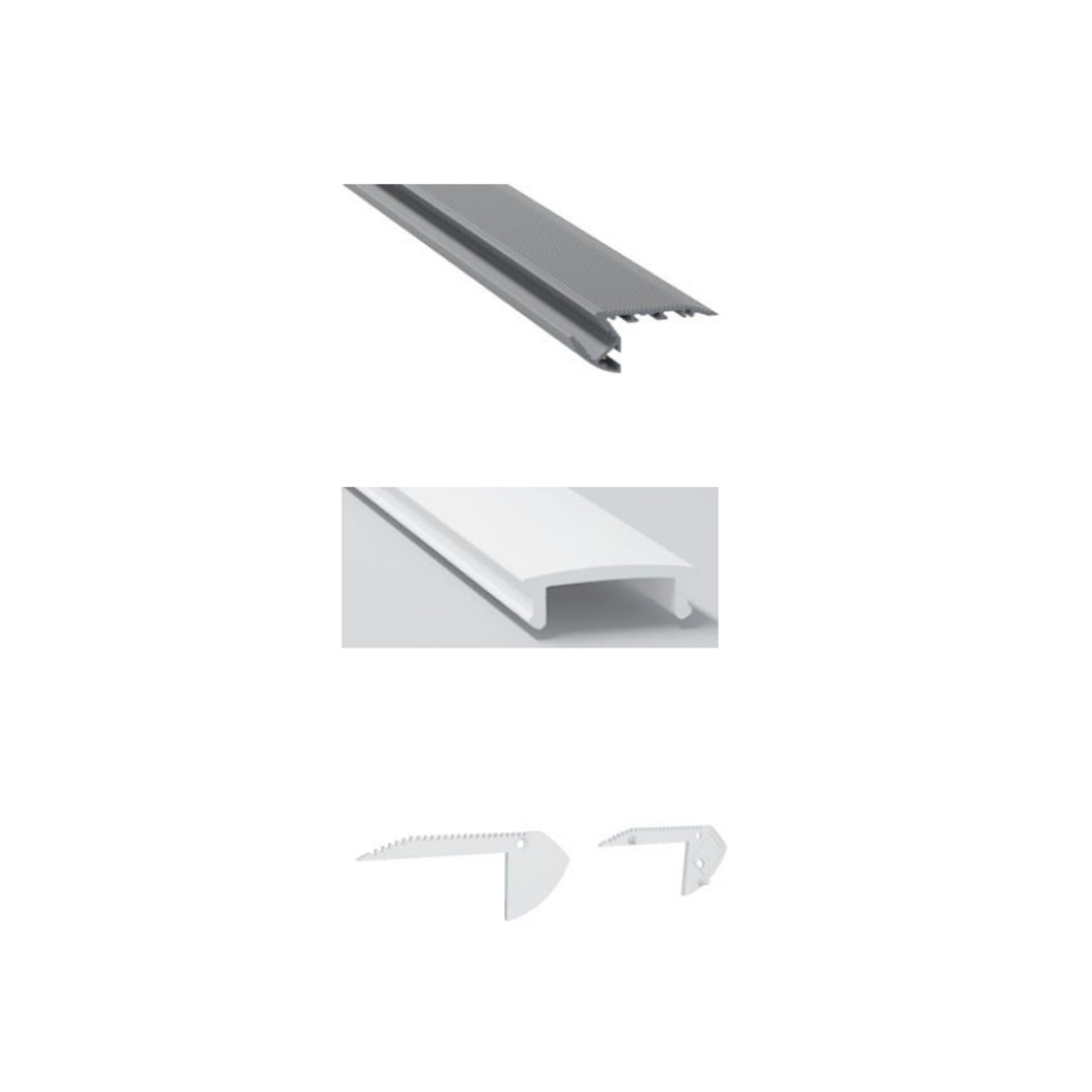 Stair Lighting LED Aluminum Profile For 10mm LED Light Strips